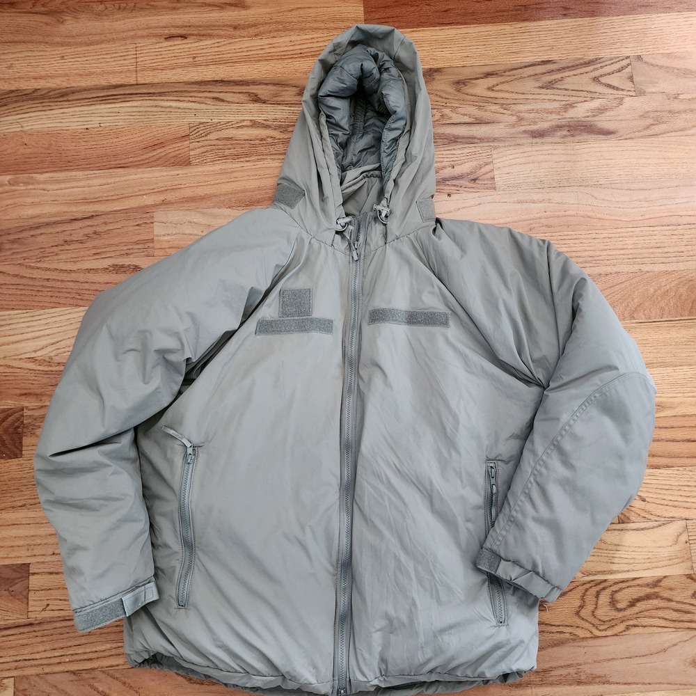 Extreme Cold Weather Parka Generation III Large Regular Gray Hooded Layer 7